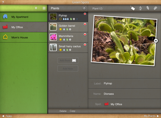 Green Spots Landscape for iPad