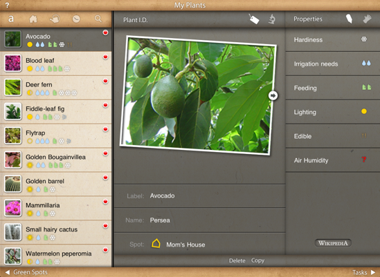 My Plants Landscape for iPad